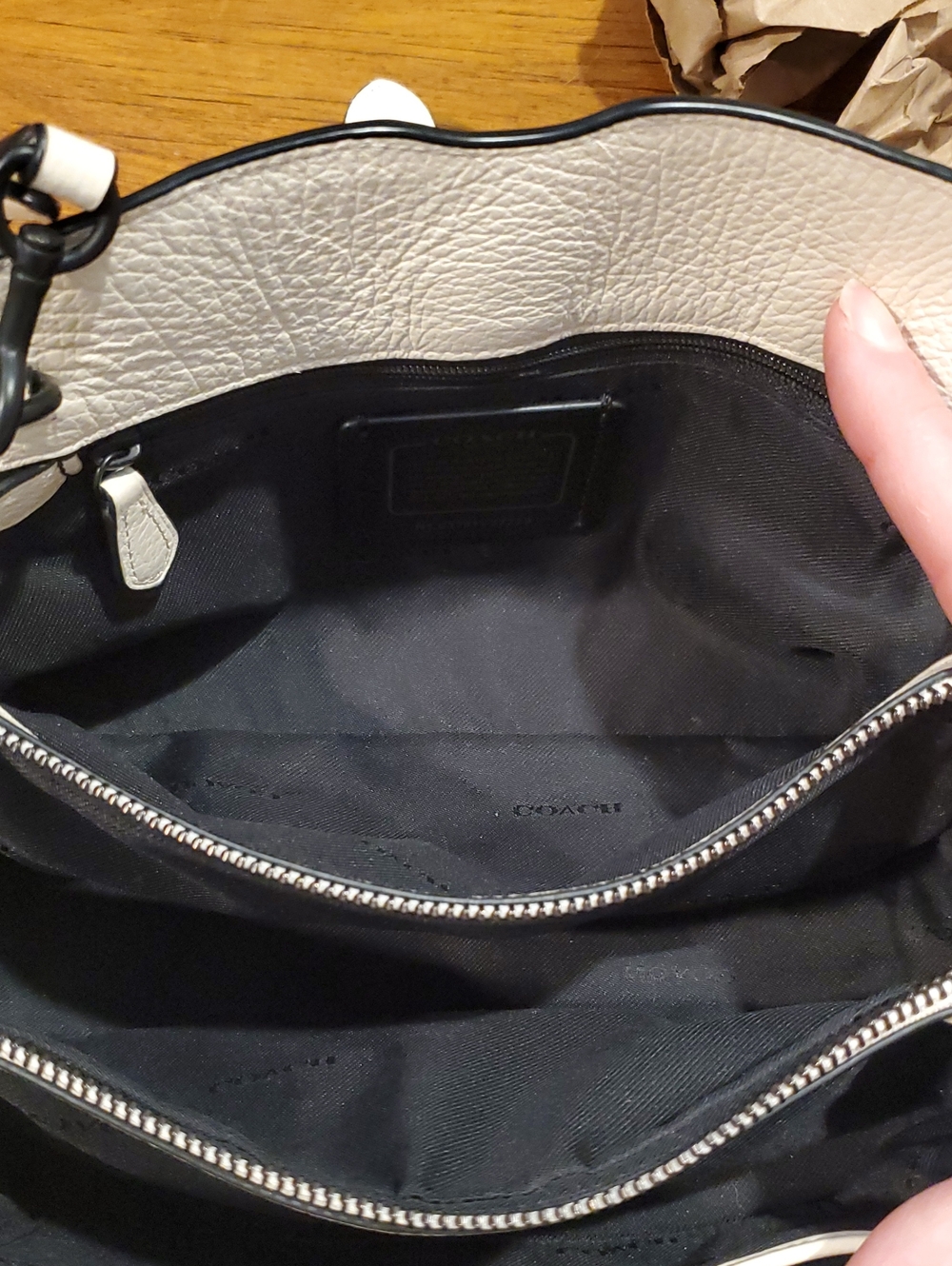Coach Mini Mercer Bag Chalk White - Picture 10 of 16